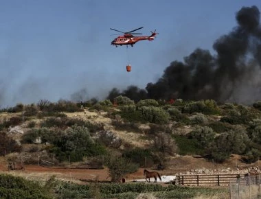 Σε επιφυλακή και το λιμεναρχείο Αιδηψού λόγω της φωτιάς στην Εύβοια